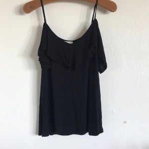 Tank top with frills